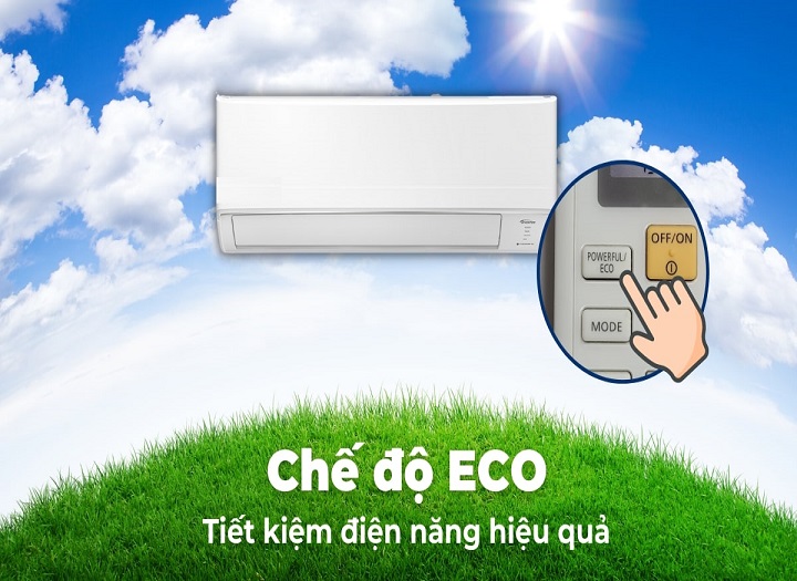 Nên bật chế độ Eco từ đầu hay sau khi phòng đã mát?