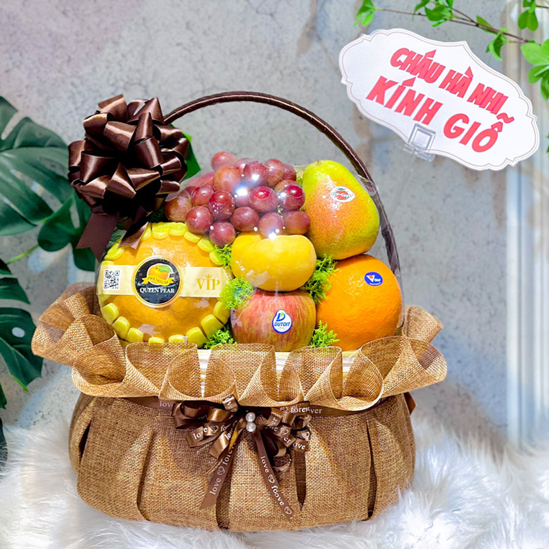 Giỏ trái cây thắp hương đám giỗ nên chọn màu gì?